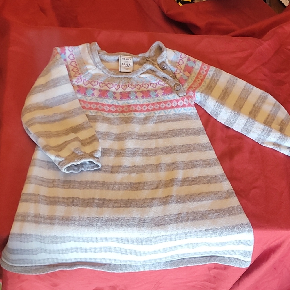 Old Navy Sweater Dress 12-18 months